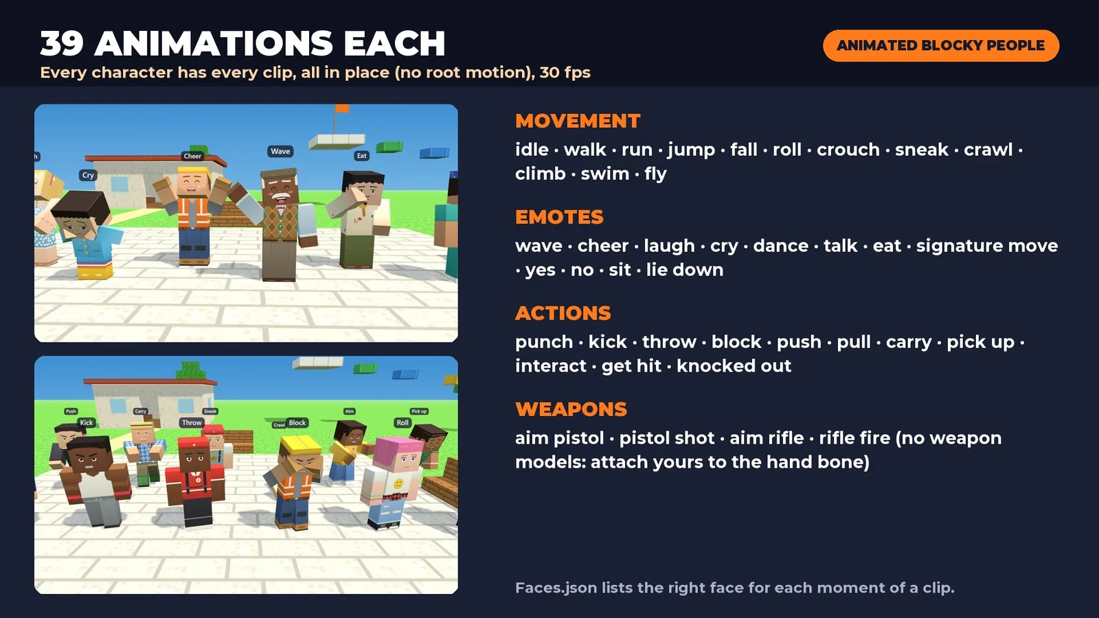 39 animations each