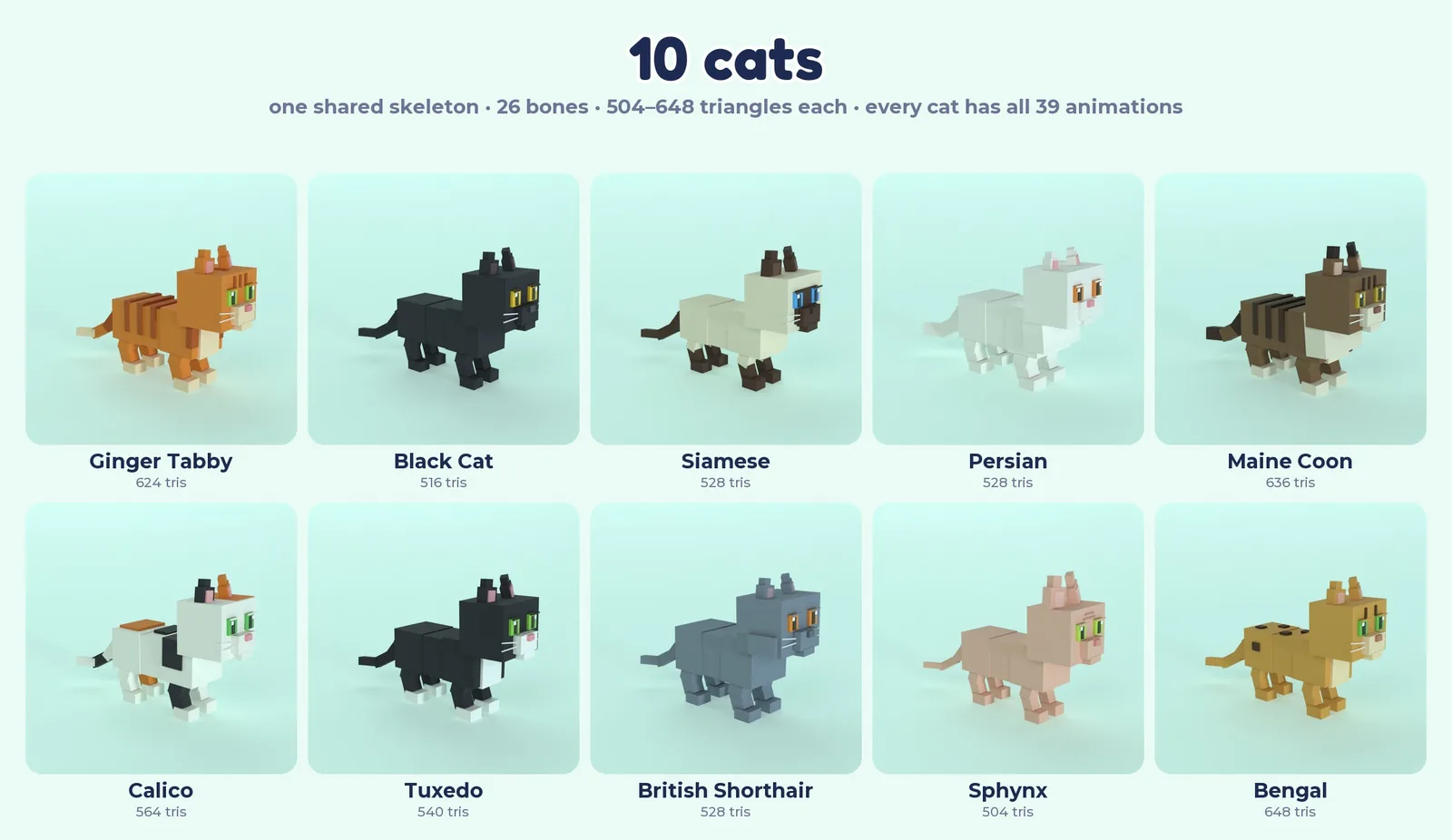 Ten breeds