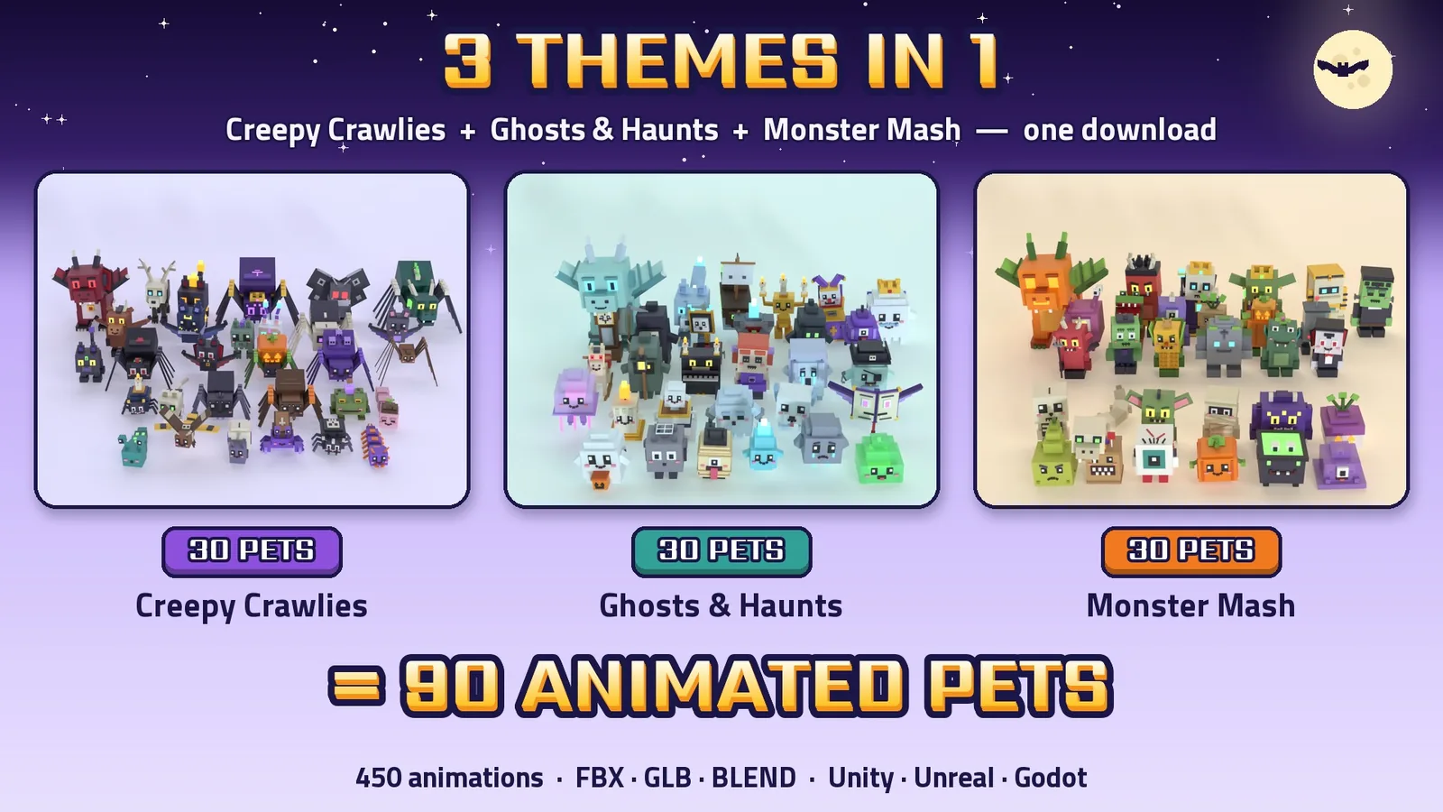Three themes in one download