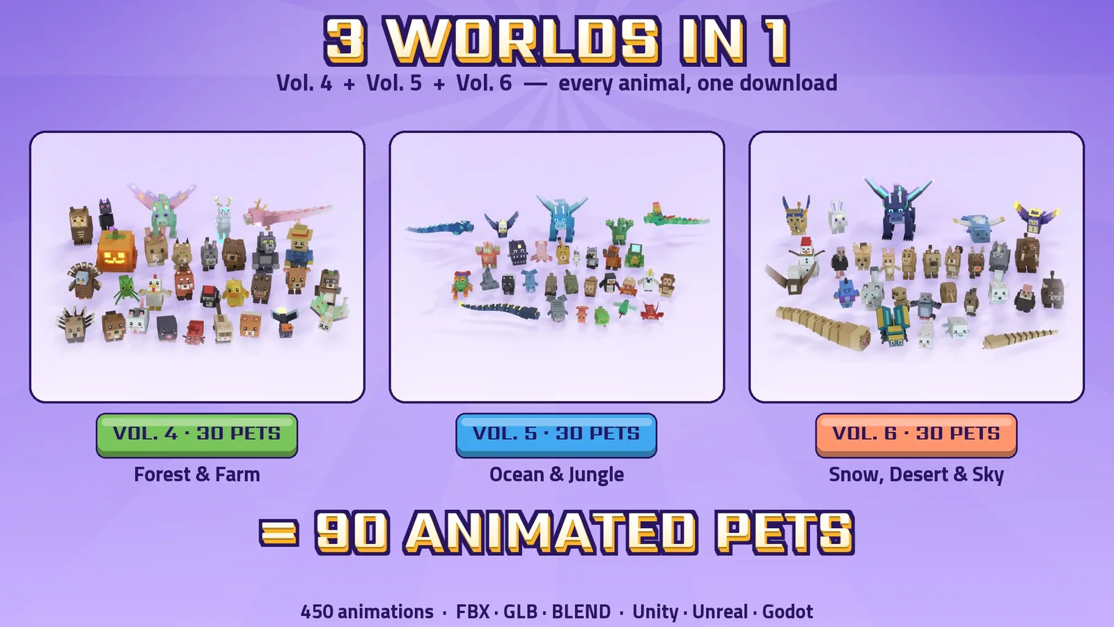Three worlds in one download