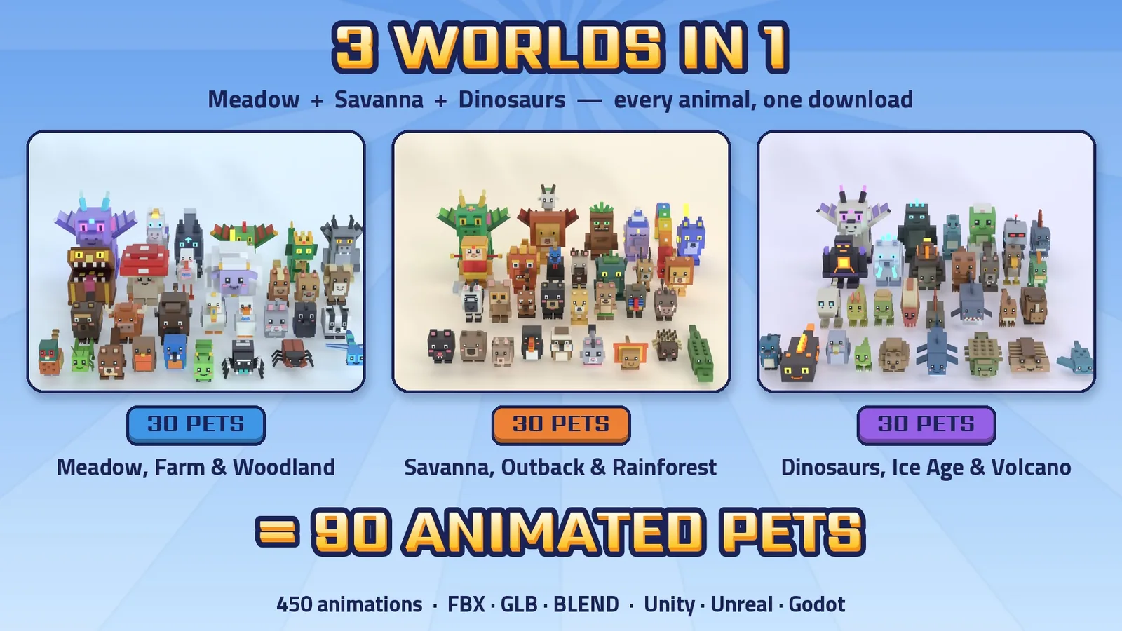 Three worlds in one download