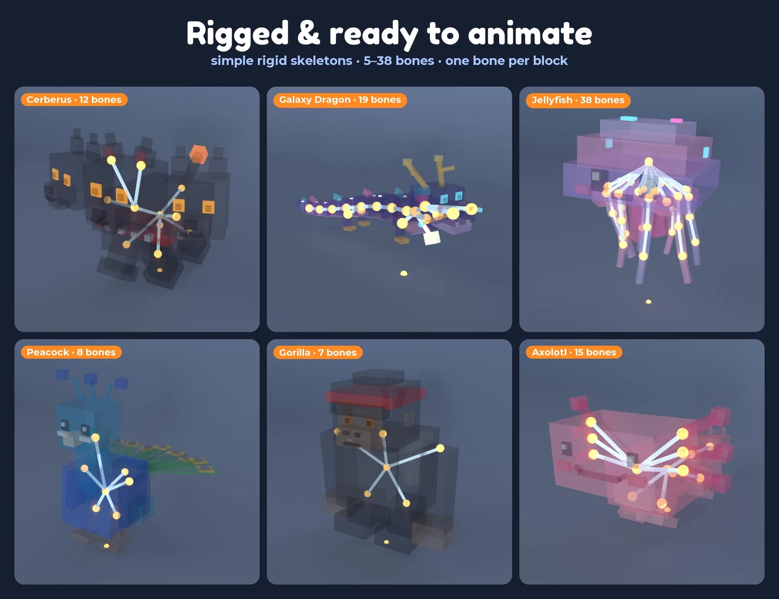 Simple rigid skeletons
