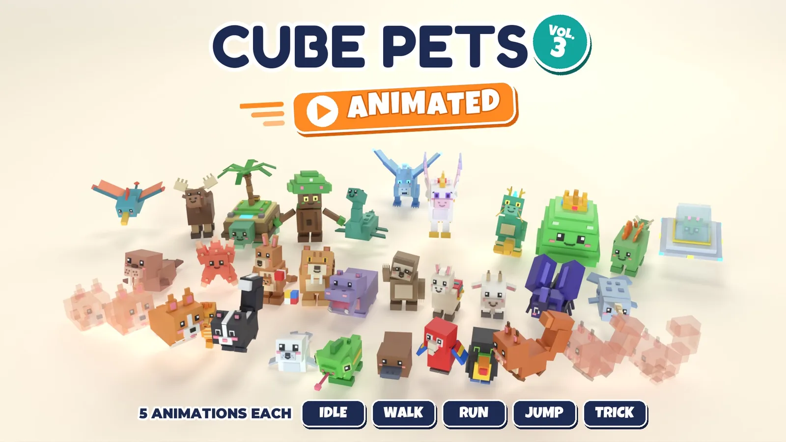 Cube Pets Pack 3