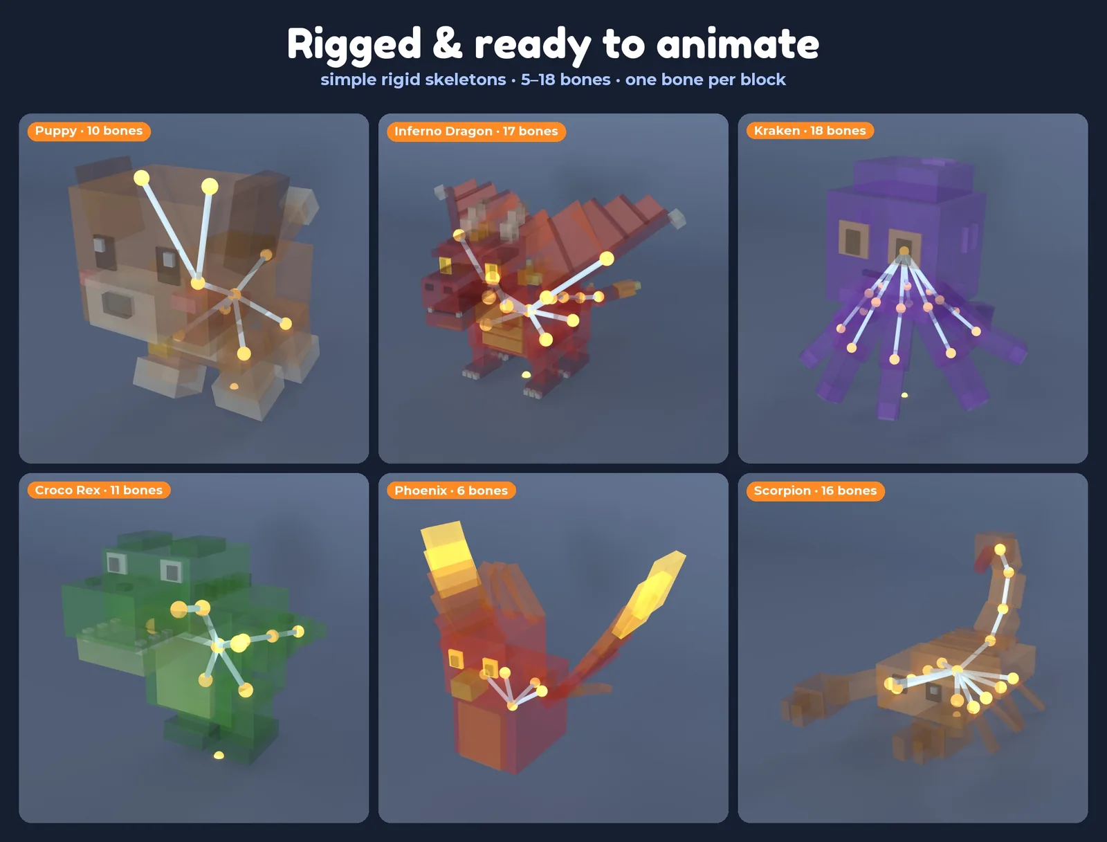 Simple rigid skeletons