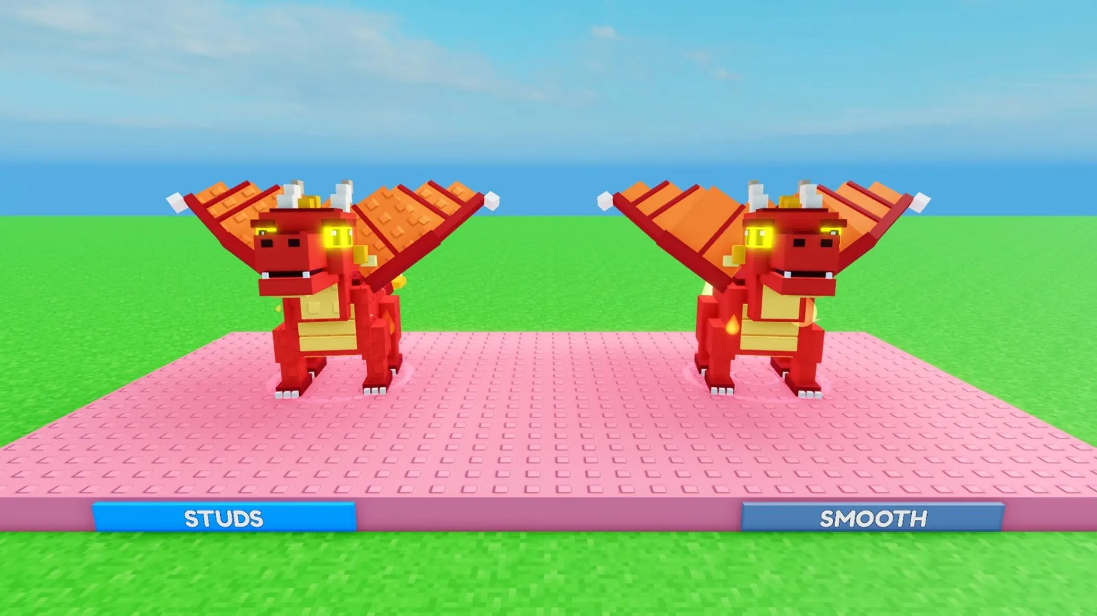 Inferno Dragon, studs and smooth